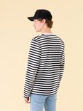 black and white long sleeves striped Coulos t-shirt_13