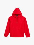 red cotton men hooded jacket_1
