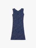 dark blue net pattern Ondine dress_1