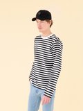 black and white long sleeves striped Coulos t-shirt_12