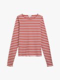 extra-long sleeves striped ultra t-shirt pink and red_1