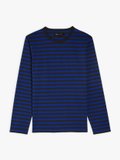 blue and black long sleeves striped Coulos t-shirt _1