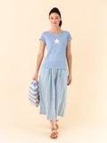 pastel blue linen Australie star t-shirt_12