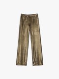 Sail black and gold stretch jersey trousers_1