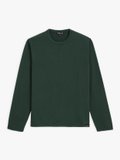 green merino wool park jumper_1