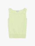 lime green sleeveless fine jumper_1