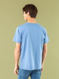 Persian blue short sleeves "irony mark" Brando t-shirt_14