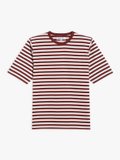 mahogany and off white striped Chic t-shirt_1