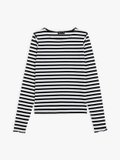 white/black striped Knox Ultra t-shirt_1