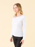 white extra-long sleeves Ultra t-shirt_11