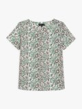 off white and green Soline top with floral print_1