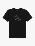 black "punk is not dead!" message coulos t-shirt_1