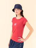 poppy red linen Australie star t-shirt_13