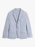 blue and white domino jacket with fine stripes_1