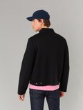 black merino wool Yvan snap jacket_13