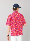 red and fuchsia floral print Magnum shirt_14