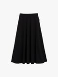 black jersey Milane long skirt_1