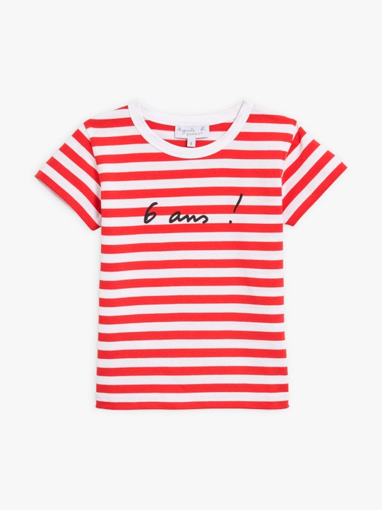 birthday t-shirt with red and white stripes _1
