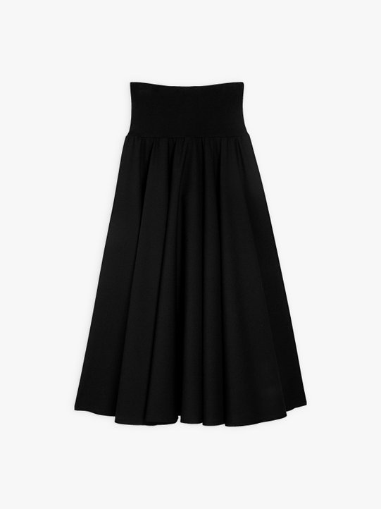 Tabou black cotton skirt_1