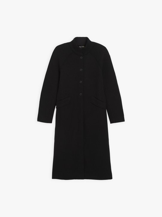 black felted wool Christen coat_1