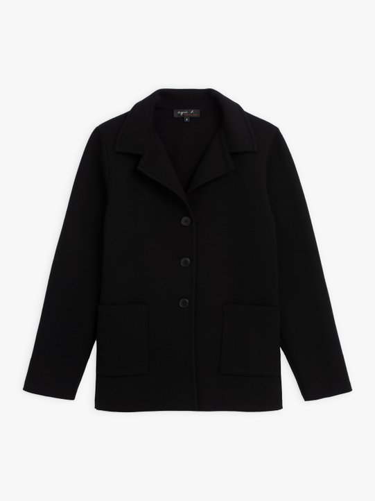 black Woven Charlotte jacket_1
