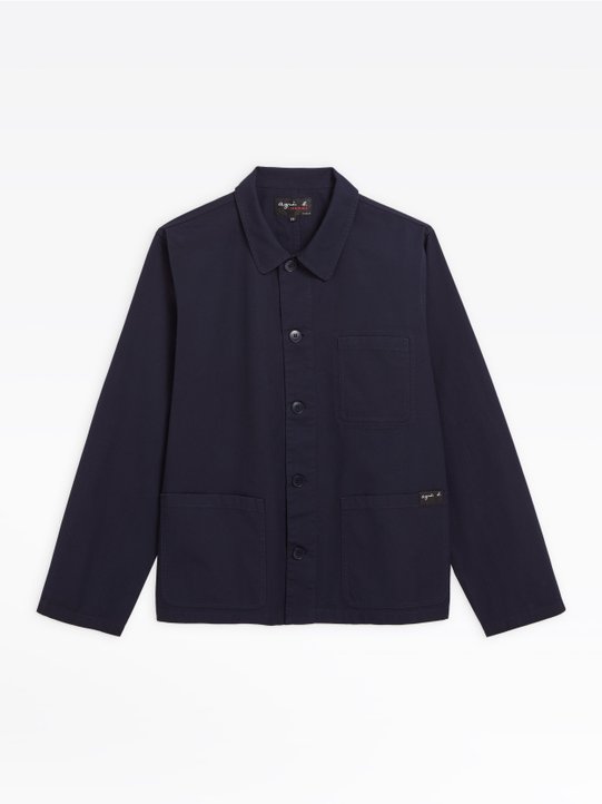 navy blue washed cotton armand jacket_1