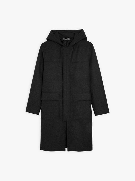grey zipped Duffle coat_1