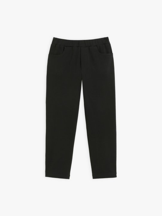 black jersey Milo trousers_1