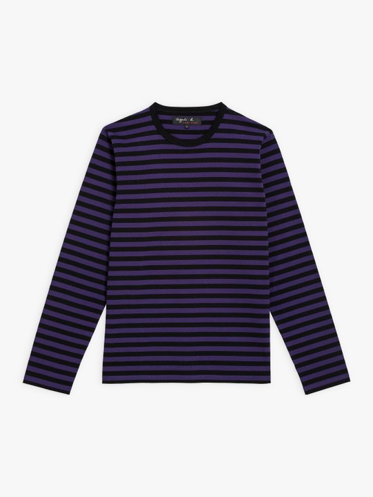 purple and black striped coulos t-shirt_1