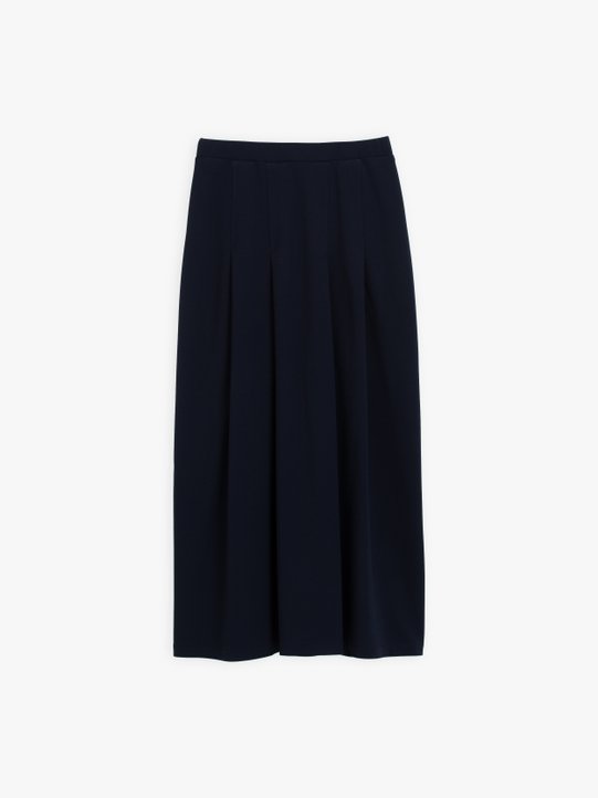 navy blue milano someone long skirt_1