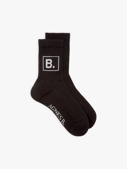 black "B." socks_1