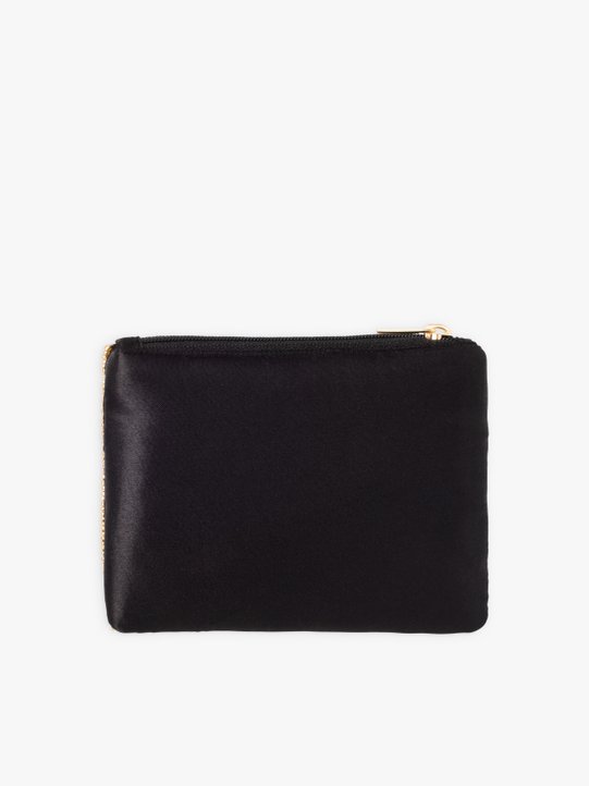 black leather Annissa pouch