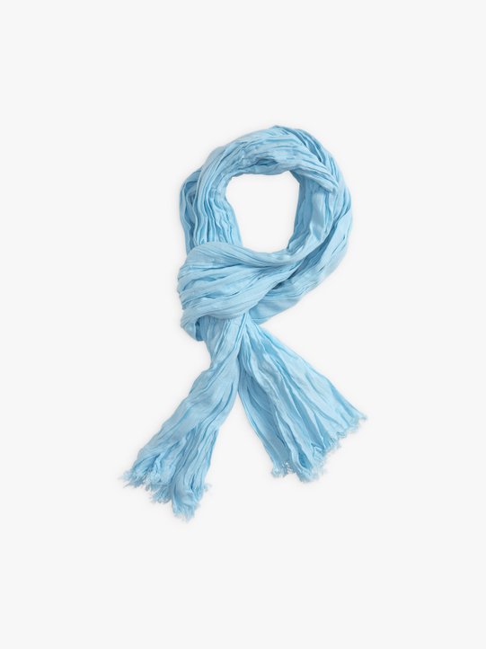 turquoise blue cheesecloth Unno scarf_1