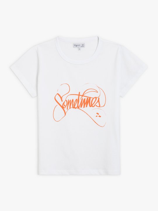 white "Sometimes" Brando t-shirt_1