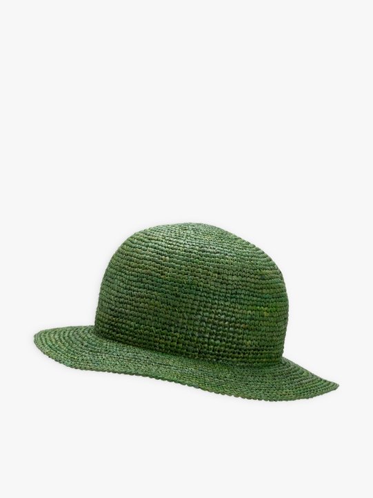 green raffia Juliette hat_1