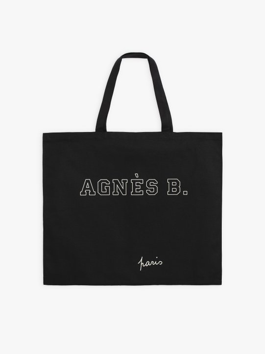 black "agnÃ¨s b." large tote bag_1