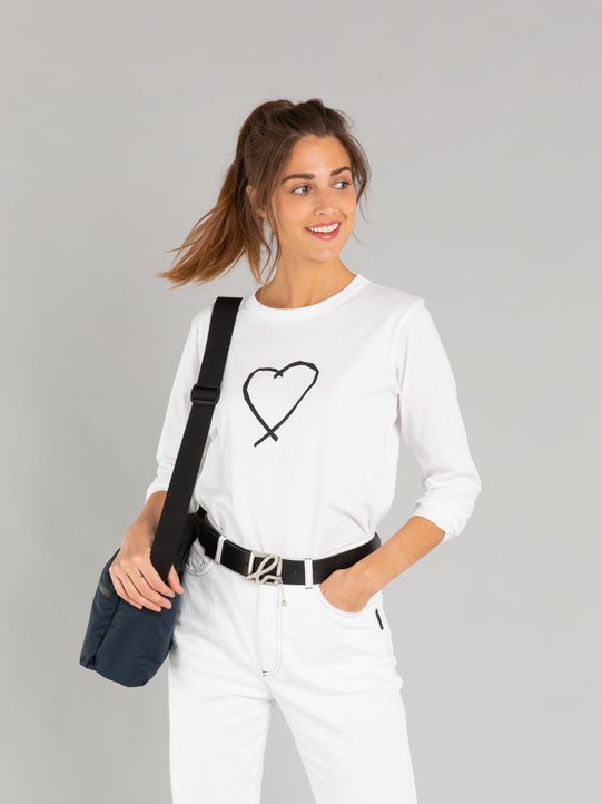 white Sarajevo heart Cool t-shirt_11