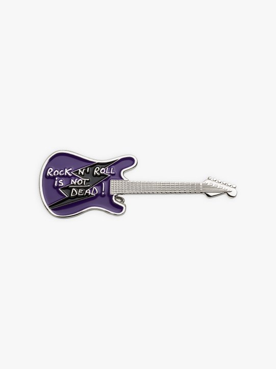 purple Guitare brooch_1