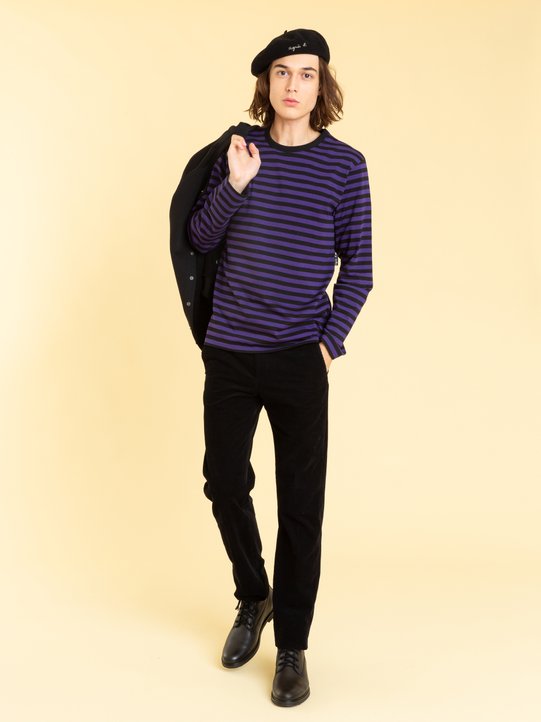 purple and black striped coulos t-shirt_11