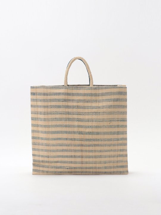 beige striped raffia shopping bag_2
