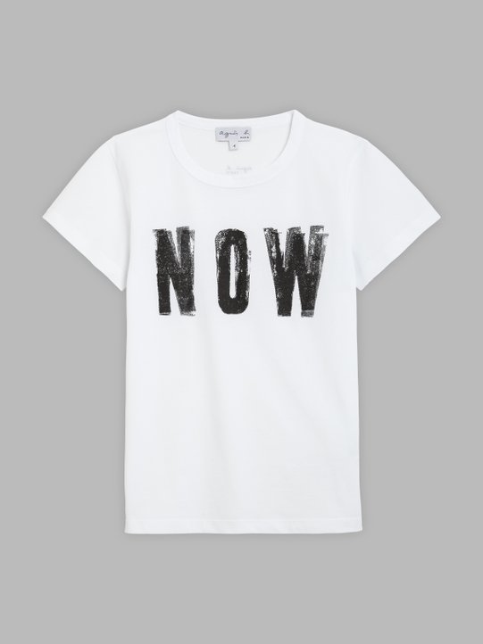 white Rafael Gray artist "Now" Brando t-shirt_1