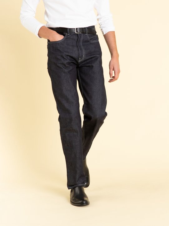 #2 men regular selvedge blue jeans_11
