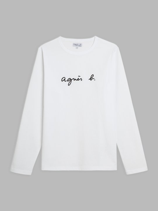 white long sleeves Coulos "agnÃ¨s b." t-shirt_1
