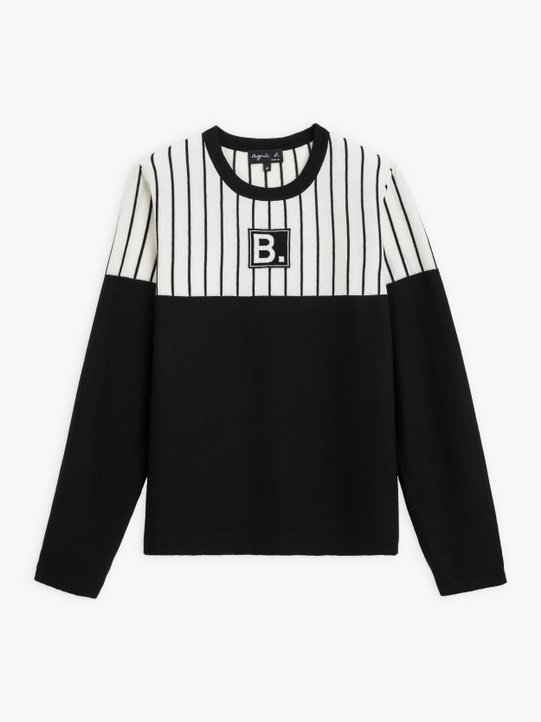 B wool, silk and cashmere jumper_1