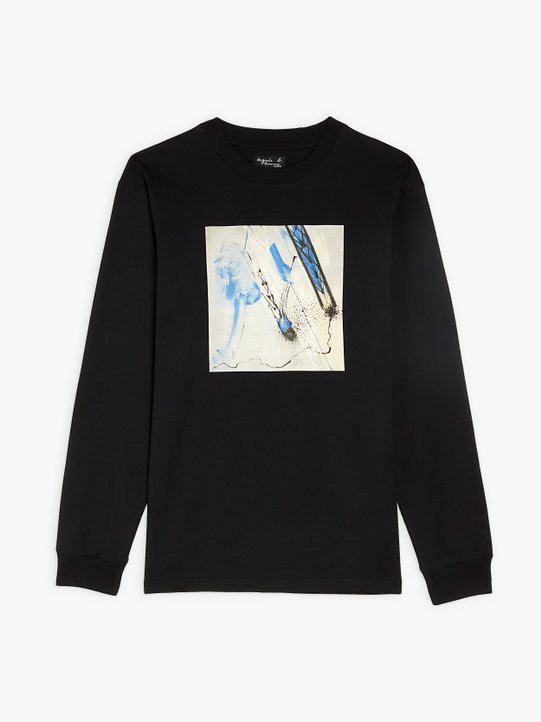 black Christof t-shirt with artist Futura_1