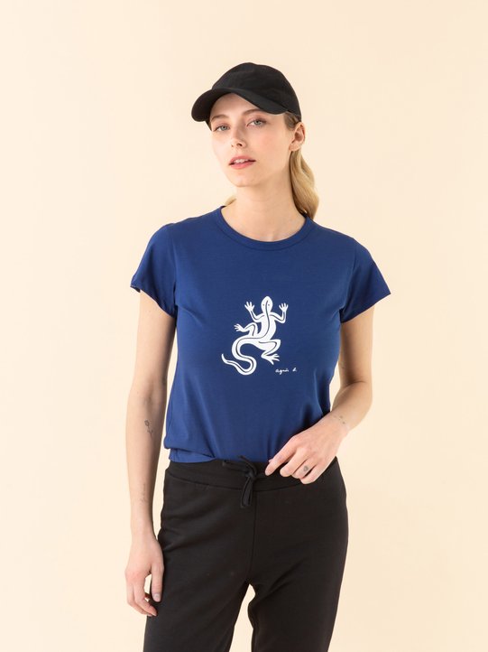 dark blue Brando lizard t-shirt_11