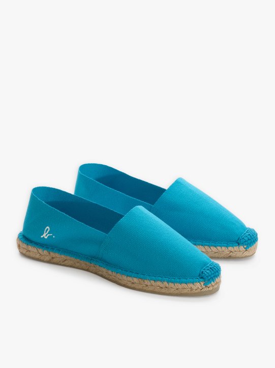 turquoise "b." embroidered Palma espadrilles_1