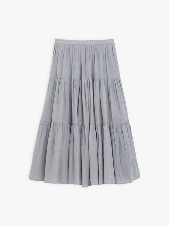 light grey cheesecloth Tango broomstick skirt_1