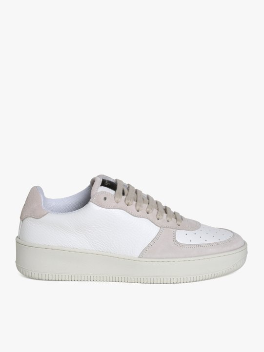 off white suede and grained leather Alix sneakers_2