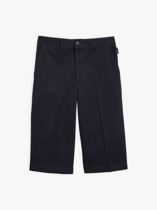 navy blue cotton gabardine bermuda shorts_1